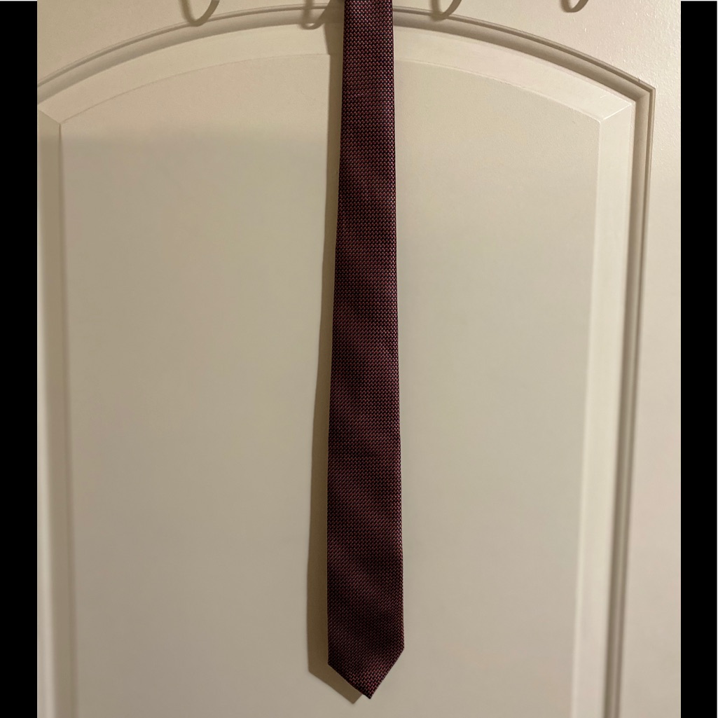 Red Patterned Tie